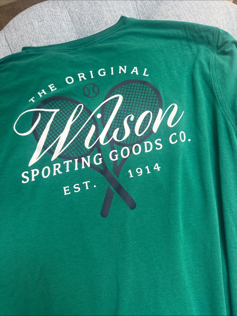 Wilson Green Short-Sleeve Logo Tee - Picture 3 of 3